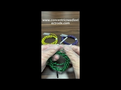 Tıbbi tek kullanımlık derinin altındaki iğne elektrotları