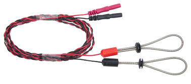 Yeniden Kullanılabilir EMG Duyusal Parmak Döngü Elektrot, Bükülmüş Çifti Stimülasyon Elektrot Boş-Kırmızı