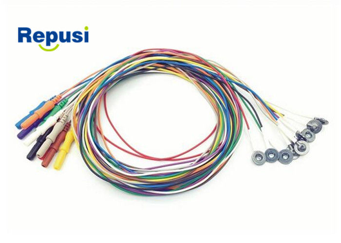 Tek Kullanımlık EEG Kupası Elektrot REPD-1.5PC Kaplamalı AgCl, 10 Renkli